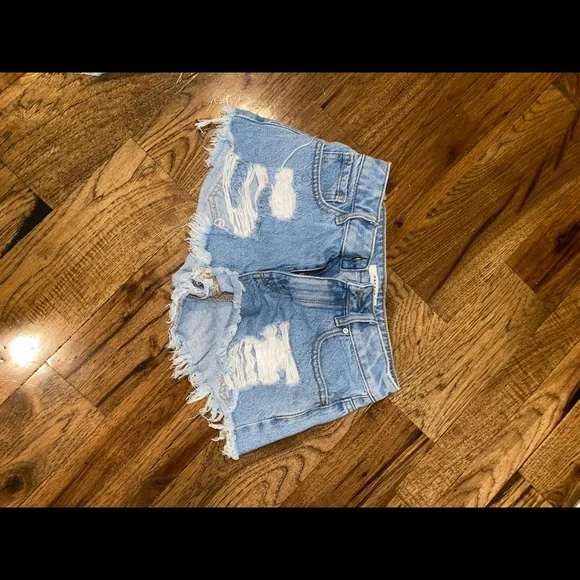 Pacsun Jean Shorts XS!! (25/26/2/4/XS/Small) - Picture 2 of 6